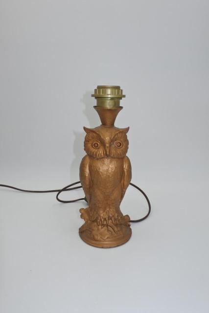 Vintage Loevsky &amp; Loevsky "Owl" Lamp &ndash; Hollywood Regency &ndash; Jaren '60/'70