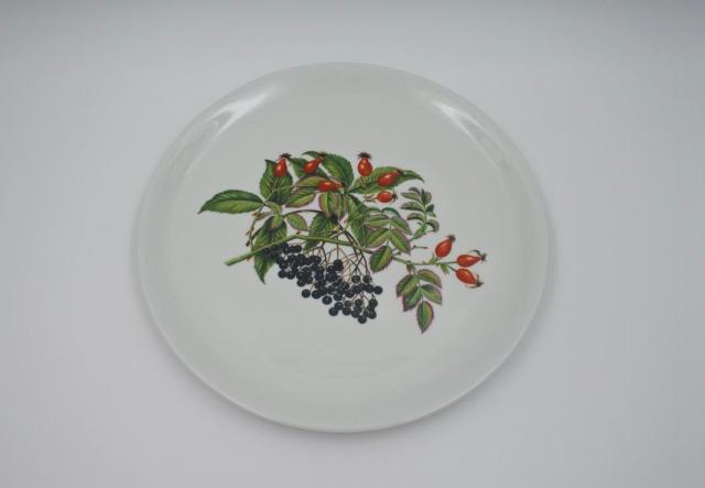 Porcelaine de Paris &ndash; serveerschaal &ndash; les fruits sauvages