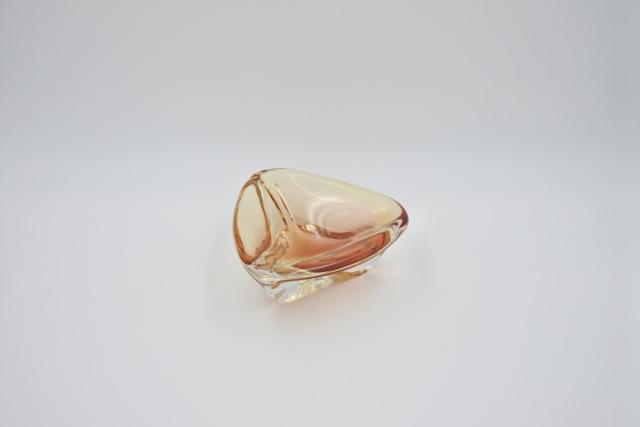 Italiaans Murano Art-glas amber kastanjebruin