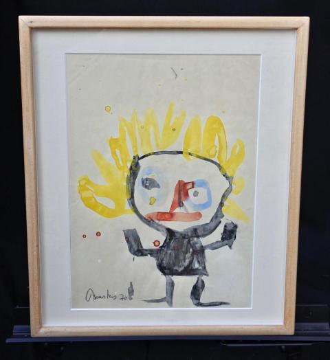 Anton Rooskens - Aquarel - 1970